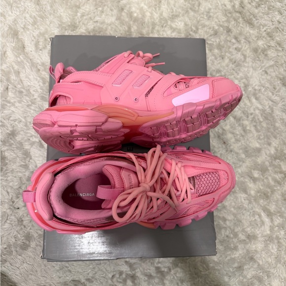 Balenciaga Vibrant Pink Athletic Shoes - Picture 3 of 6
